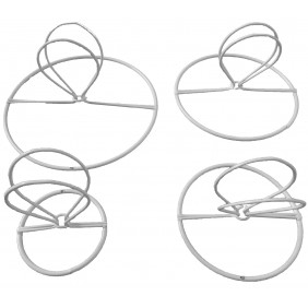 Circular Lampshade Ring with Bulb Clip