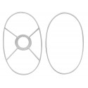 Oval Lampshade Frame Ringset - E14