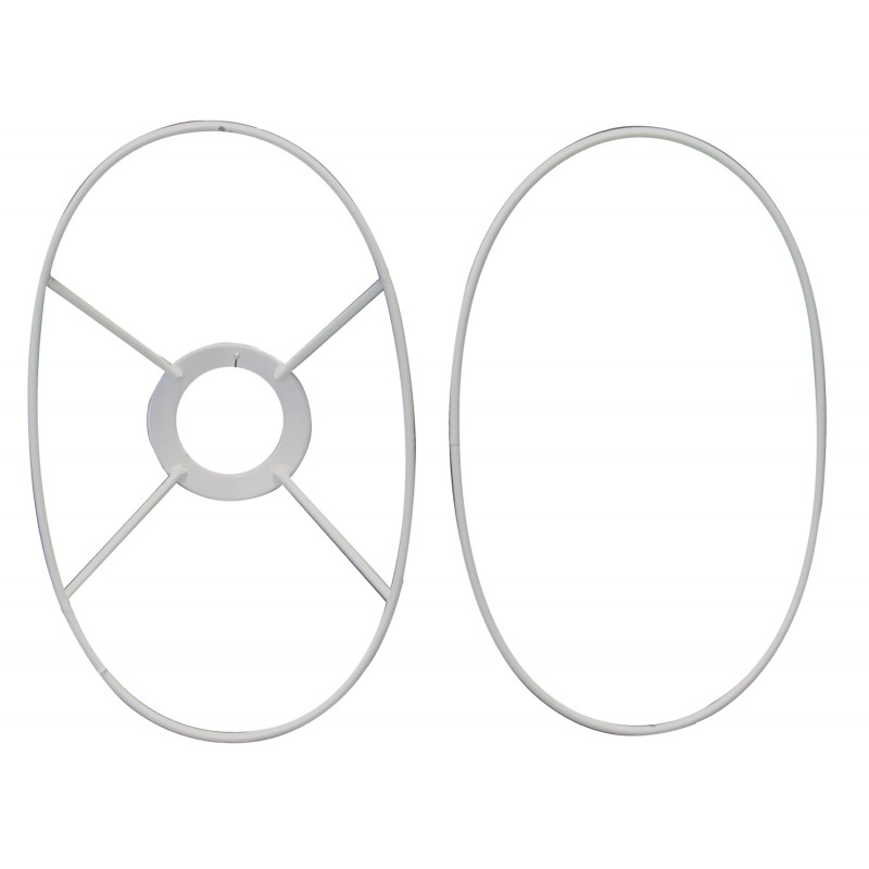 Oval Lampshade Frame Ringset E14