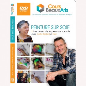FRENCH DVD - The basics and techniques of SILK PAINTING