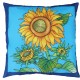 Housse de coussin en soie - pongé 10 - 40x 40 cm 