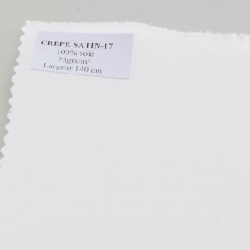 Crepe Satin Pure Silk - By The Meter