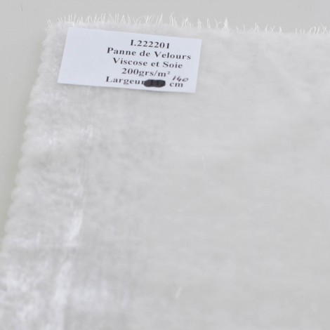 Velours Soie et viscose
