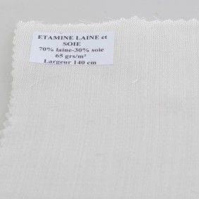 Natural Wool Etamine - By The Meter