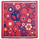 Carré de soie - Pongé 9 - 90 x 90 cm