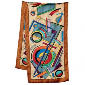 Écharpe de soie courte Pongé 9 - 145 x 45 cm