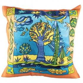 Housse de coussin en soie - pongé 10 - 40x 40 cm 