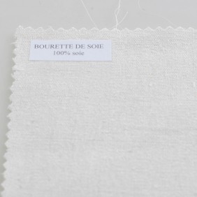 Natural Silk Noil Fabric (Bourette) - By The Meter