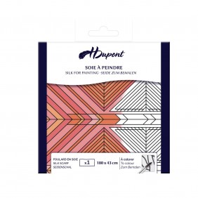 Écharpe de soie Longue - Pongé 9 - 180 x 45 cm