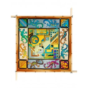 Pré-sertis IDEENGUTTA - Pongé 9 - 90x90cm