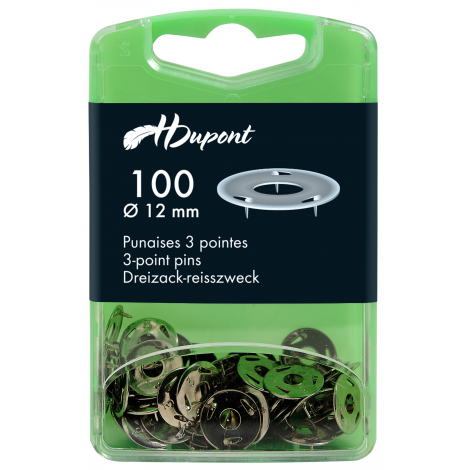 Punaise 3 pointes (100 pc)