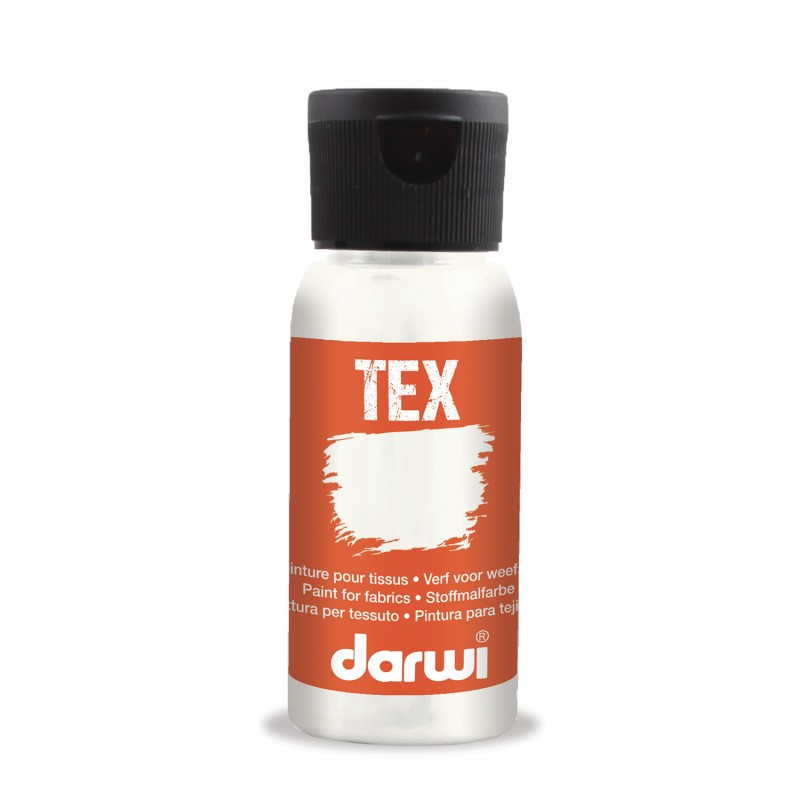 Peinture Textile Blanc 50 ml - La Poste