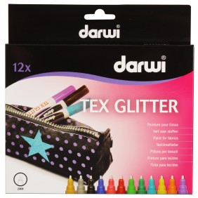 Feutre pour textile GLITTER darwi 2 mm