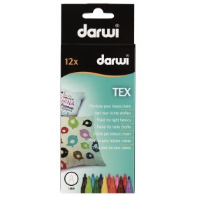 Marqueur textile Darwi Tex (pour tissus clair) 